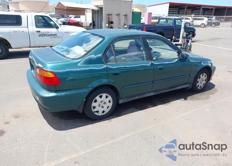 2000 Honda Civic Value Package z USA, uszkodzony, nr VIN 2HGEJ6615YH588508
